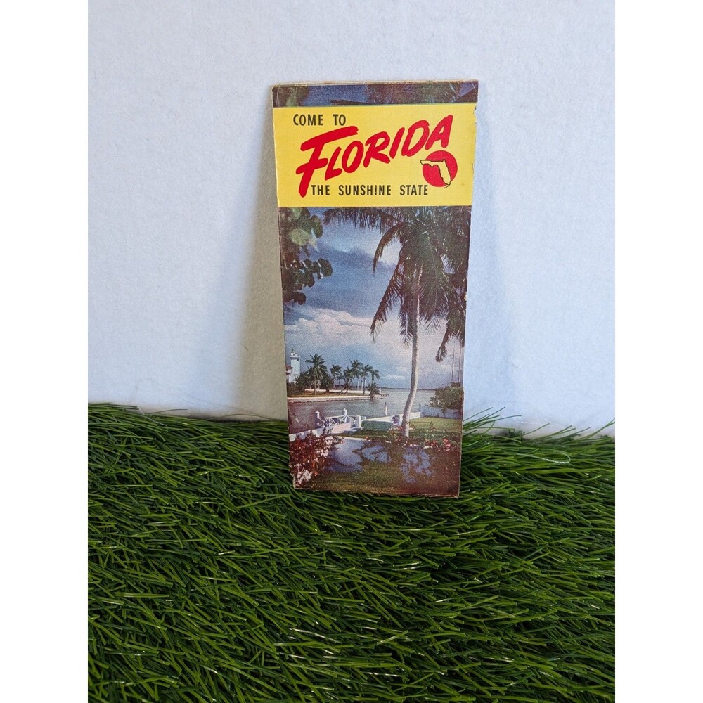 1950s Florida Travel Brochure Vintage